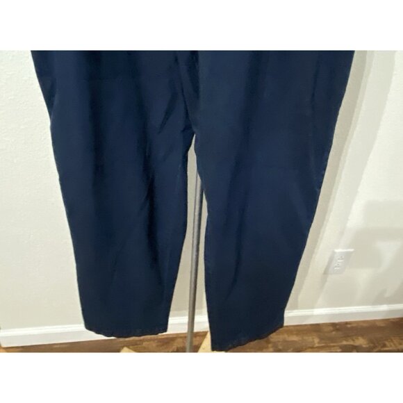 Woman Within Womens Plus 28 Tall 39X32 Elastic Waist Pull On Blue Jeans Pockets - Picture 3 of 9